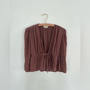 Wilfred limited edition tie up top